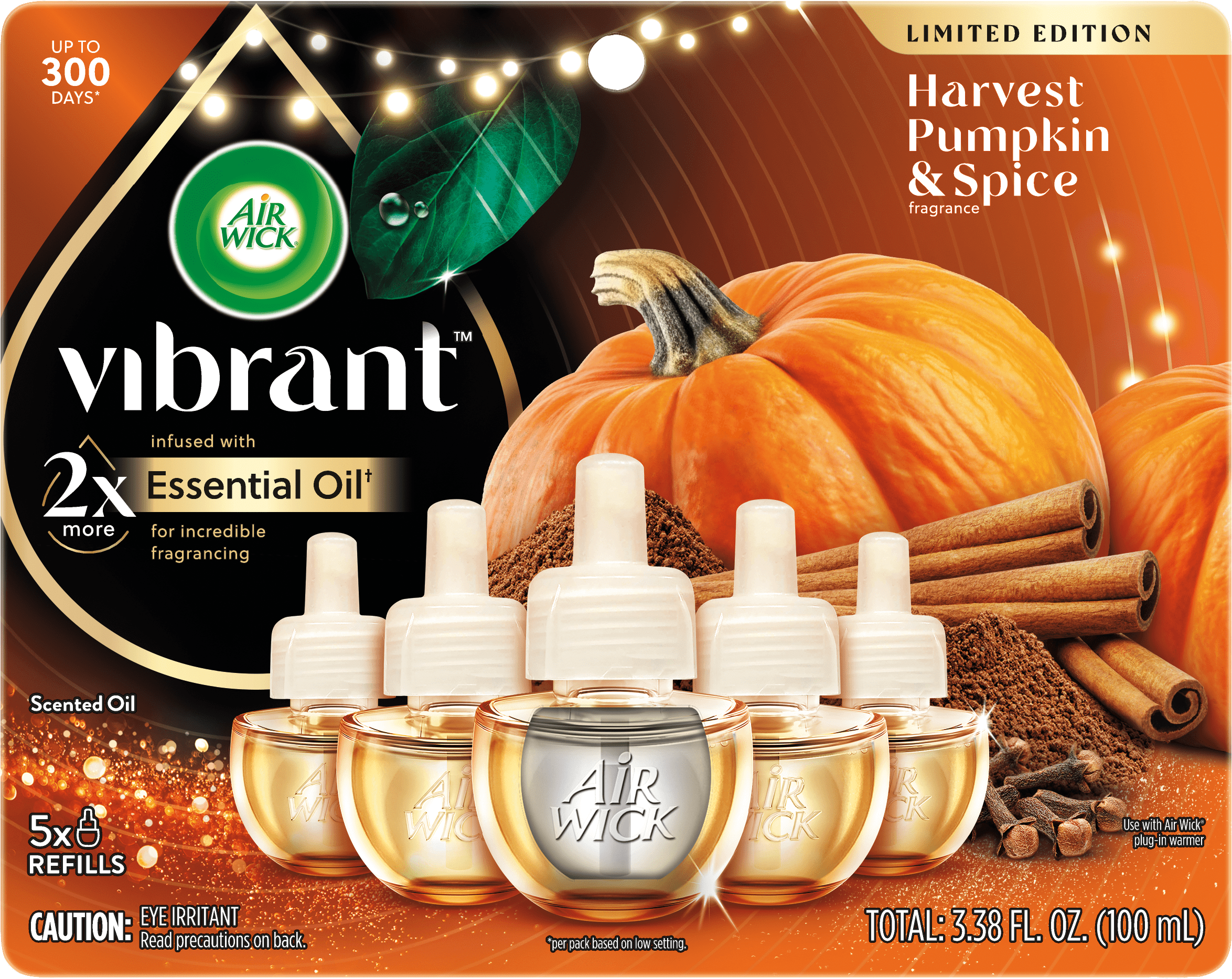 AIR WICK® Scented Oil - Harvest Pumpkin & Spice (Vibrant)